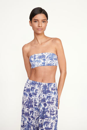 MARZA PANT BLUE TOILE