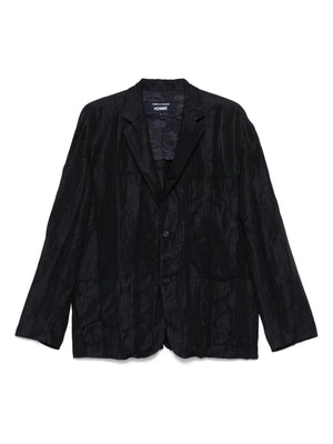 pinstriped blazer