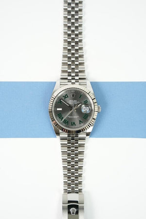Rolex | Datejust | 126334 Wimbledon | Steel | 41 mm | Steel | Grey | Automatic
