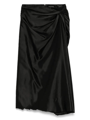 satin midi dress