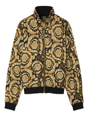 Barocco jacquard sweatshirt