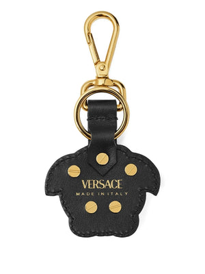 Medusa Head leather keyring