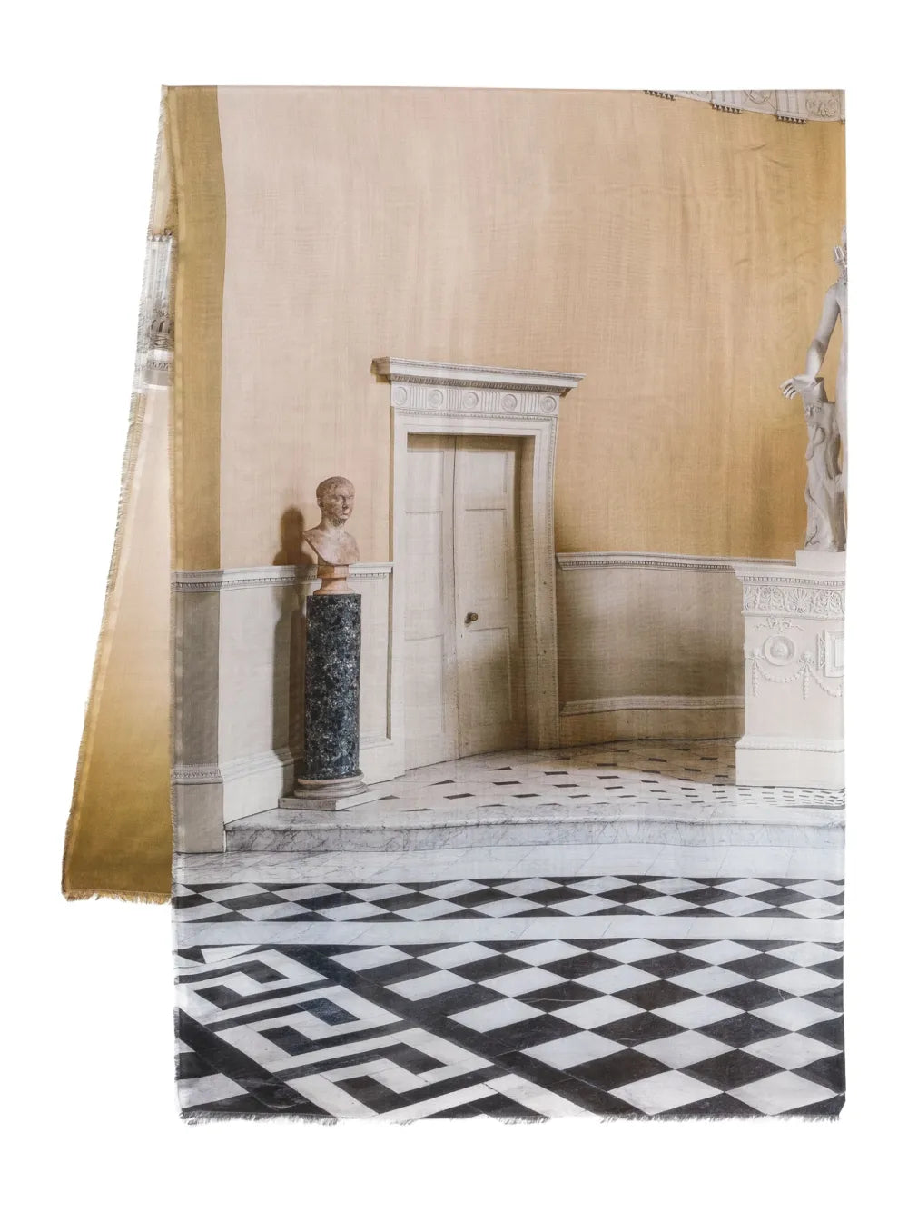 Syon House-print scarf