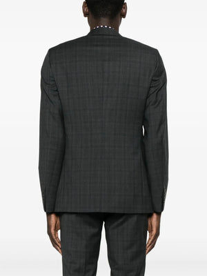 plaid blazer