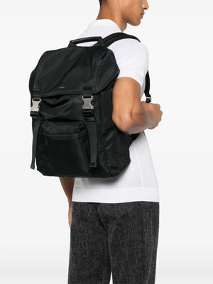 logo-lettering backpack
