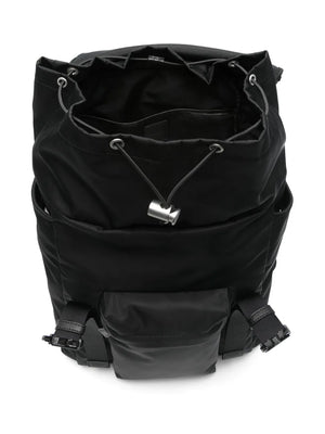 logo-lettering backpack