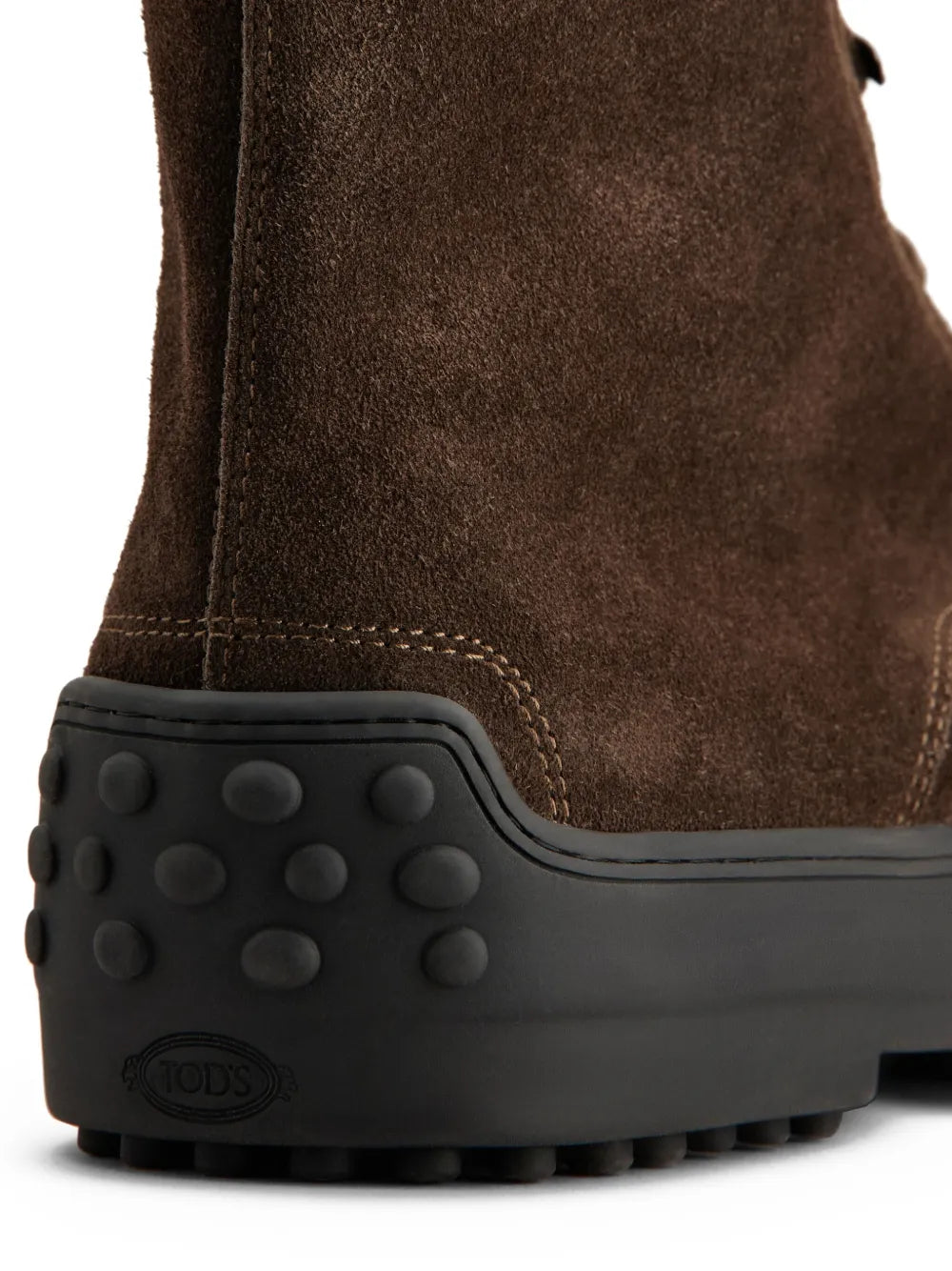 Suede Combat Boots