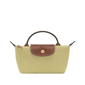Longchamp Le Pliage Original Pouch with handle Pistachio - Recycled canvas