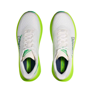 Hoka Mach 6 White/Neon Lime