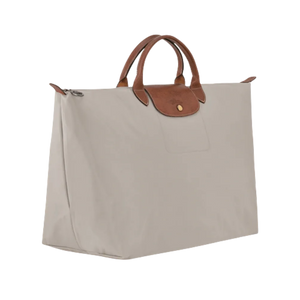 Longchamp Le Pliage Original M Handbag Pebble - Recycled canvas