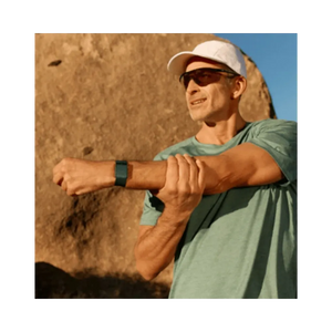 Whoop 5.0 Coreknit Jet Black Bicep Band (12 Month Peak Subscription Included)