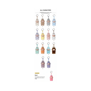 Pop Mart Labubu The Monsters Pin for Love Series Vinyl Plush Pendant (A-M) Single Blind Box