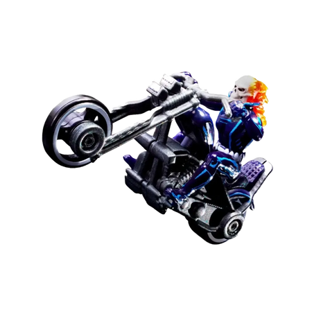 Hot Wheels Marvel Ghost Rider Motorcycle & Figure Collectible 2022 SDCC Exclusive