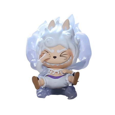 Pop Mart Labubu The Monsters x One Piece Series Monkey.D.Luffy Gear 5 (Secret Edition) Figure
