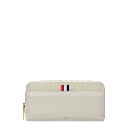 Wallets Leather Ivory In Beige
