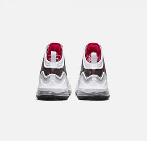 Nike LEBRON 19 { WHITE / UNIVERSITY RED