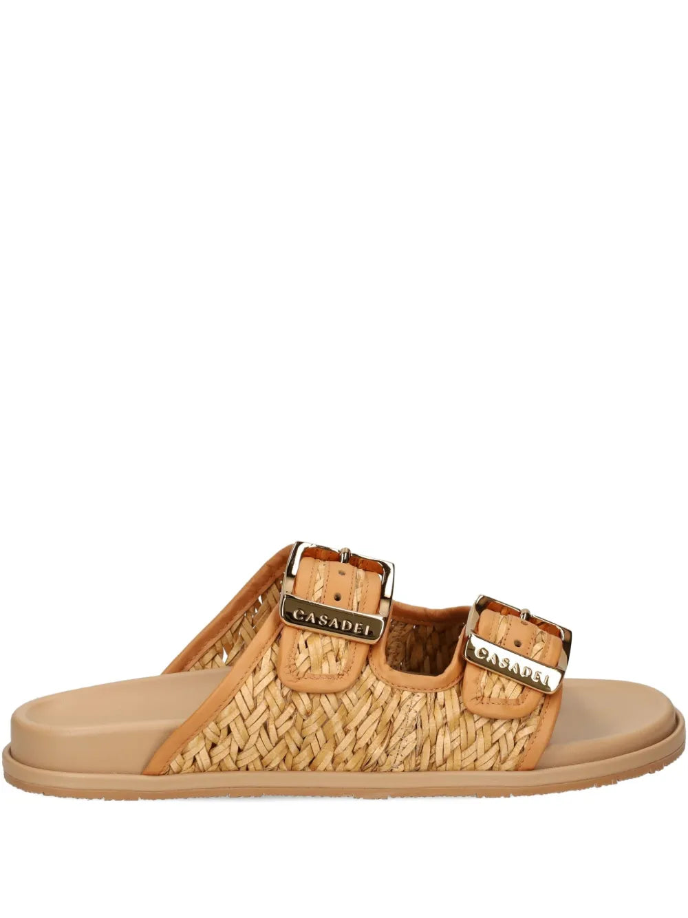 Birky woven double-buckle sandals