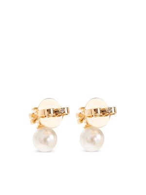 Pearl stud earrings