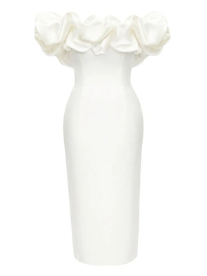 Meringue midi dress
