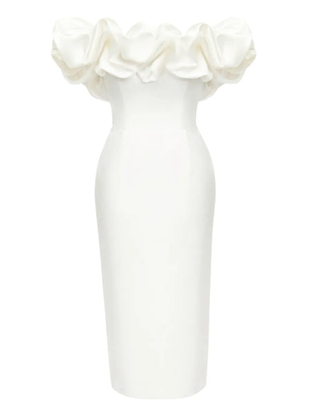 Meringue midi dress