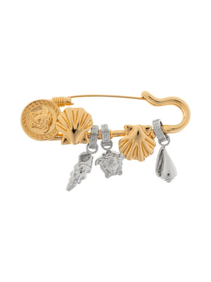 Crystal Icons De La Mer brooch