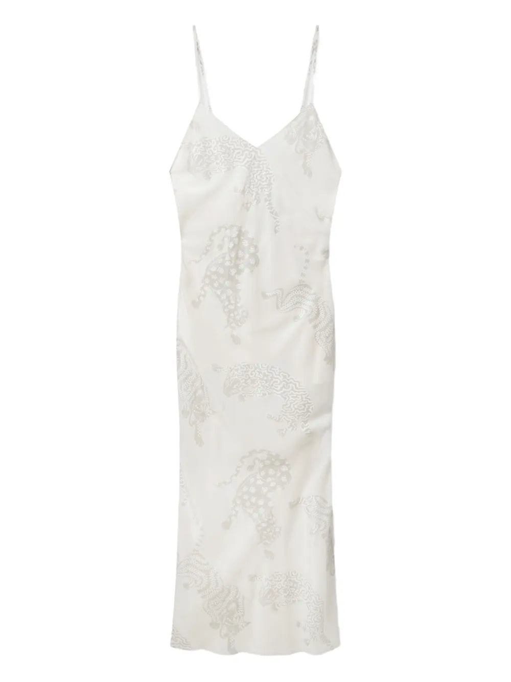 leopard-pattern sleeveless dress