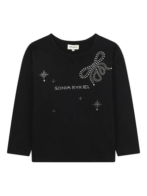 crystal-embellished logo T-Shirt