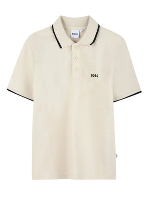 short-sleeve logo-detail polo shirt