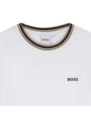 contrast-trim short-sleeve T-Shirt