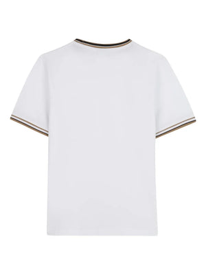 contrast-trim short-sleeve T-Shirt