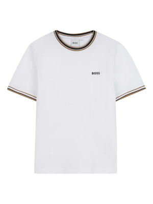 contrast-trim short-sleeve T-Shirt