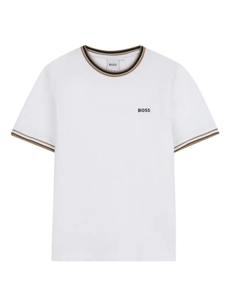 contrast-trim short-sleeve T-Shirt