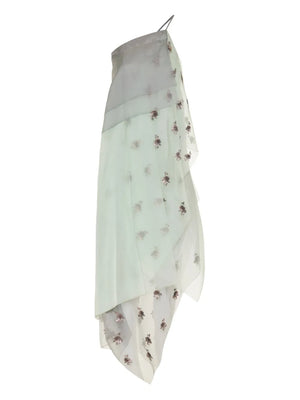 asymmetric sequin-embellished dress