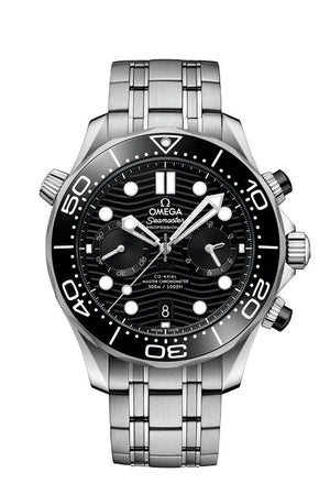 Omega Seamaster Diver 300 MCo‑axial Master Chronometer Diver Chronograph Black Dial 210.30.44.51.01.001