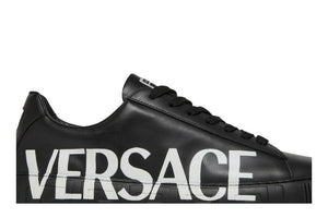 Versace Medusa Low Logo Print - Black