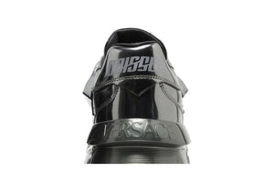 Versace Odissea Caged Rubber Medusa Sneaker Metallic Grey