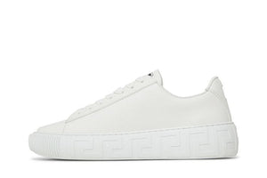 Versace Medusa Greca Low White White Black