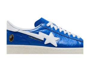 BAPE x adidas Superstar Vintage Blue White