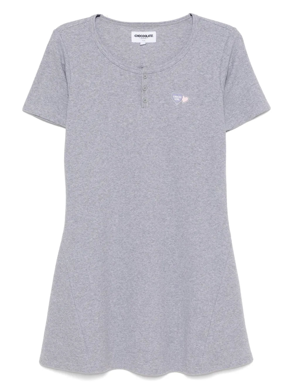 logo-patch dress