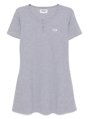logo-patch dress
