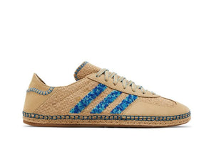 CLOT x adidas Gazelle Linen Khaki Light Blue