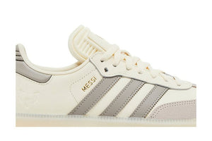 Lionel Messi x adidas Samba Indoor Cream White