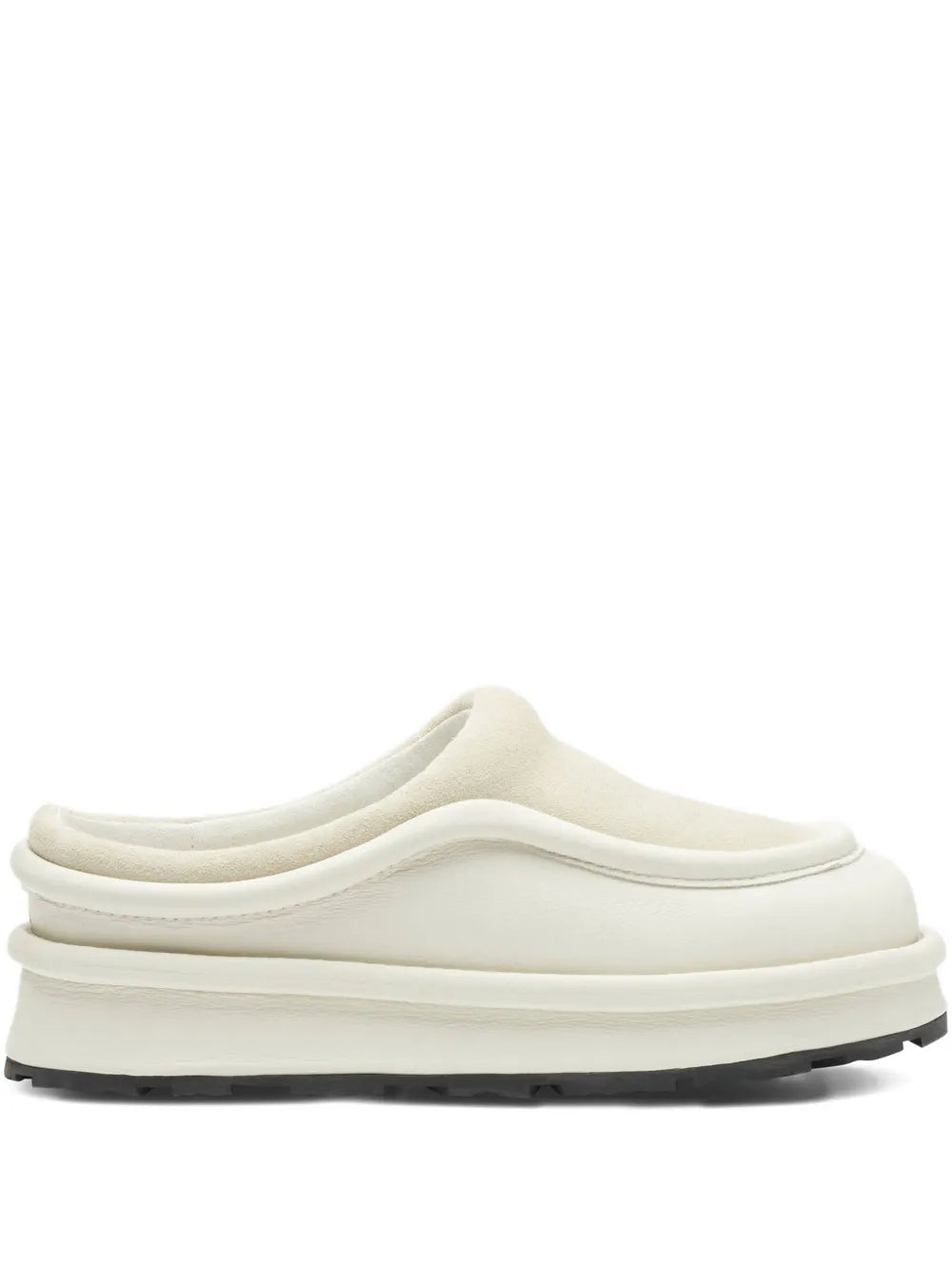 Pillow slip-on sculpted mules