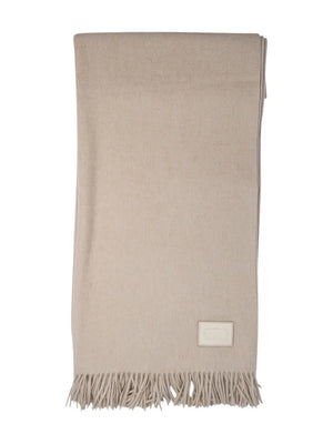 fringed wool scarf