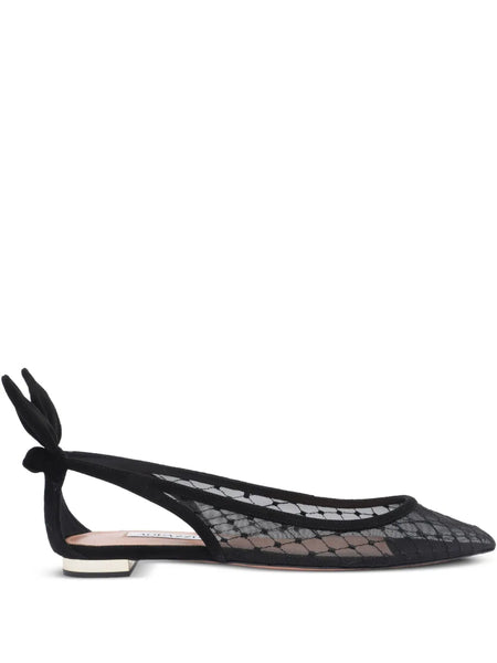 lace ballet flats