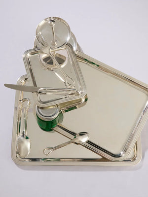 Carrousel silver-plated tablespoon