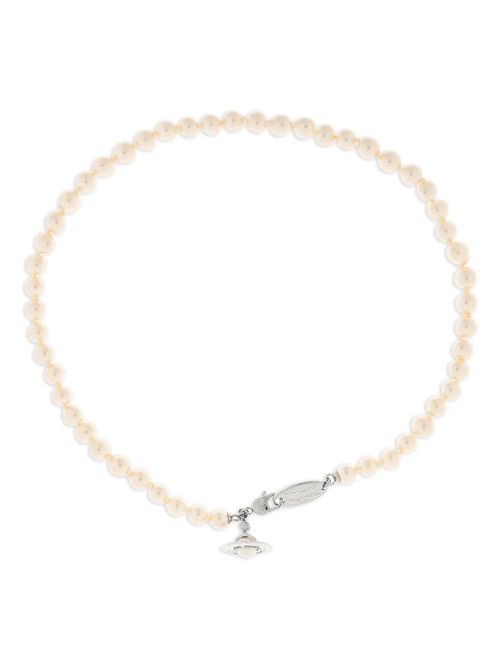 Orb-plaque necklace