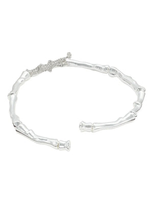 coral-design crystal necklace