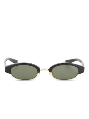 Ellipse oval-frame sunglasses