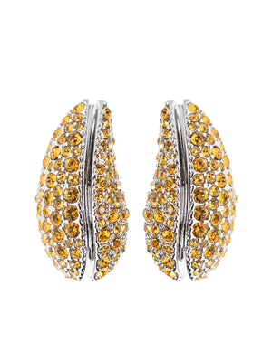 crystal-embellished earrings